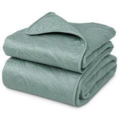 Pique Spa Bedspread, Shown Folded